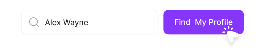 Search for your name or email